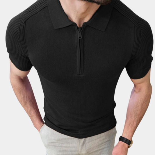 Lysias | Stijlvolle Ademend Poloshirt