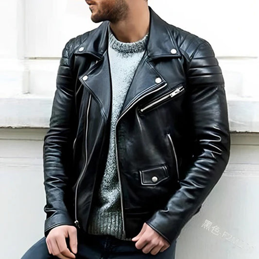 Daylon | Moderne Fitted Bikerjas Heren