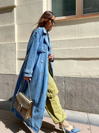 Laken | Stijlvolle Trenchcoat Met Ceintuur