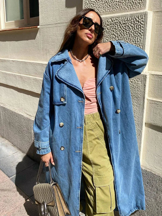 Laken | Stijlvolle Trenchcoat Met Ceintuur
