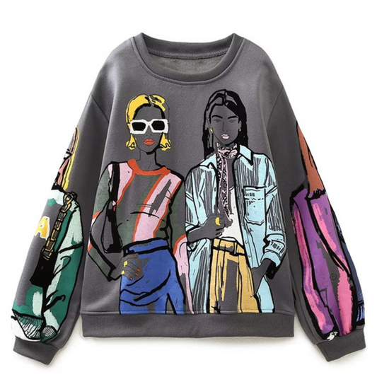 Emilieka | Trendy Grafische Sweatshirt