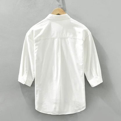 Ryland | Gestreepte Patchwork Overhemd