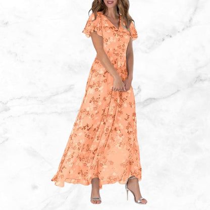 Marjorie - Retro Bloemenjurk