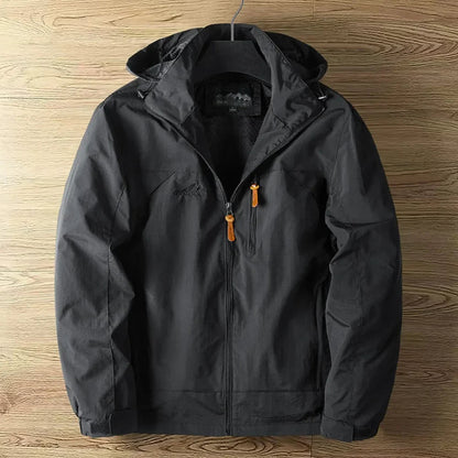 Heren Outdoor Jas – Waterdicht Ademend – Regular Fit – Capuchon met Ritssluiting