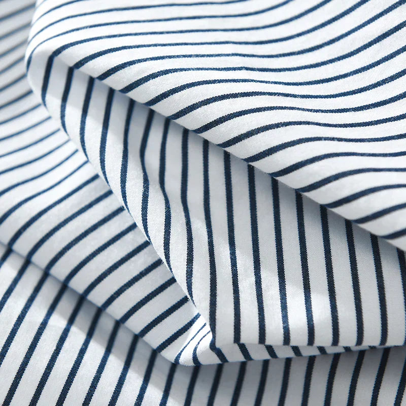 Quintros | Gestreept Patchwork Overhemd
