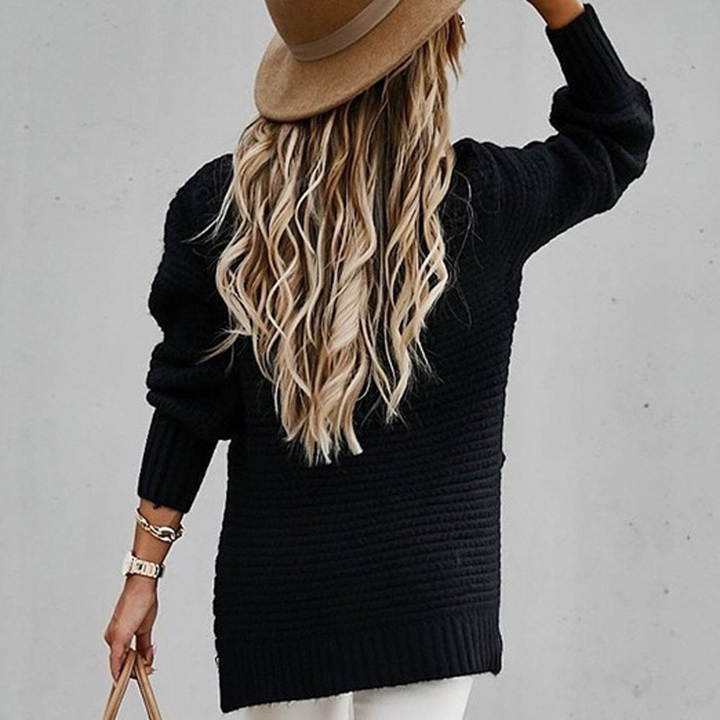 Lindy | Oversized Gestructureerde Trui