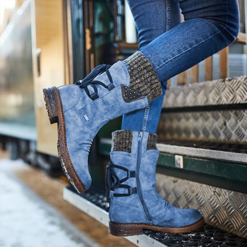 Maite | Stijlvolle Trendy Halfhoge Winterlaarzen