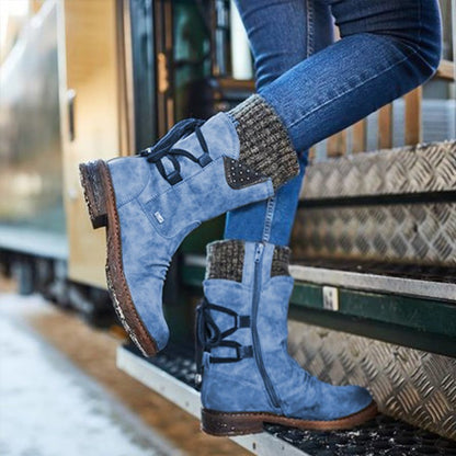 Maite | Stijlvolle Trendy Halfhoge Winterlaarzen