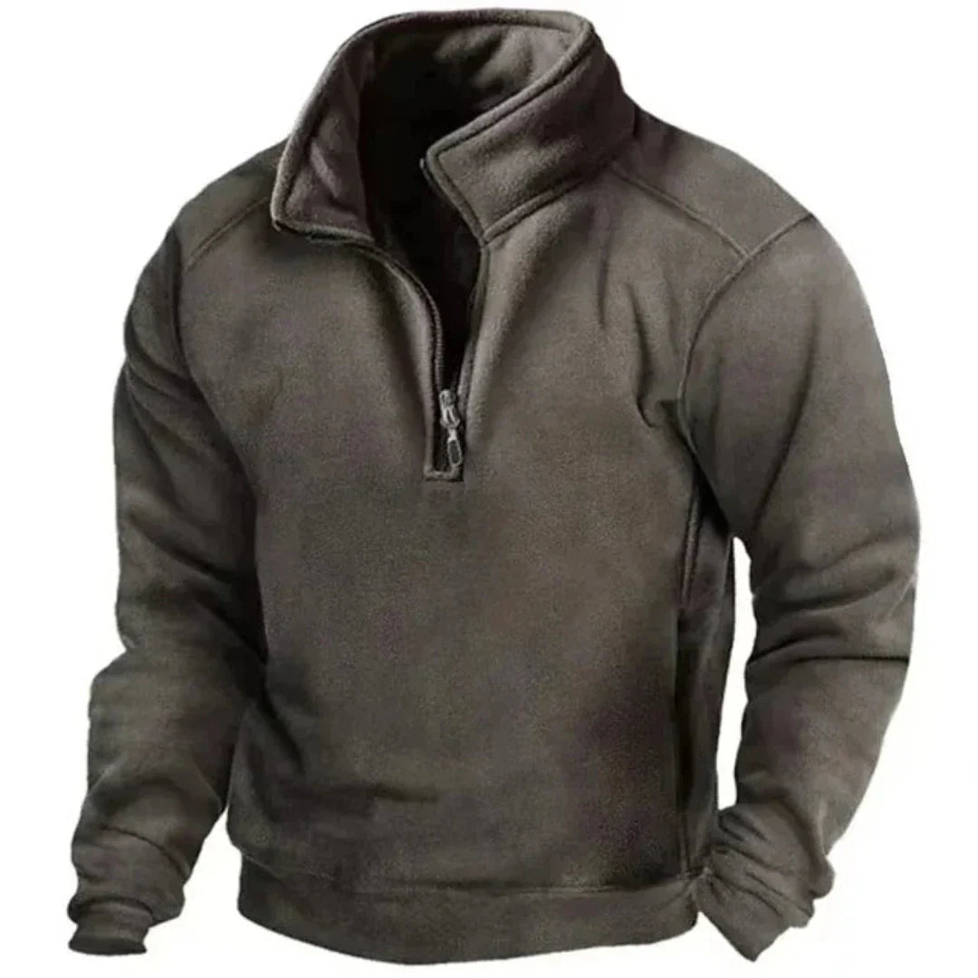 Ziggy | Comfortabele Halve-Rits Trui