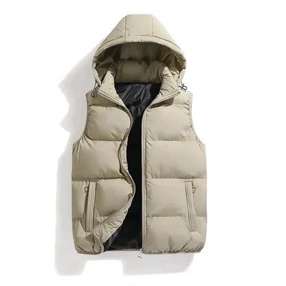 Faustino | Gewatteerde Bodywarmer Met Capuchon