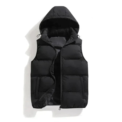 Faustino | Gewatteerde Bodywarmer Met Capuchon