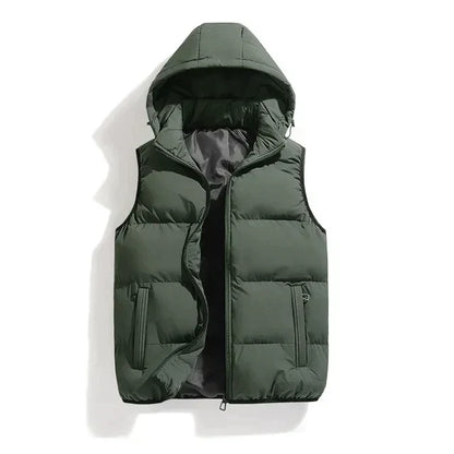 Faustino | Gewatteerde Bodywarmer Met Capuchon