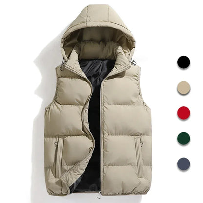 Faustino | Gewatteerde Bodywarmer Met Capuchon