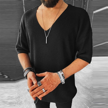 Acton | Casual Diepe V-Hals T-Shirt