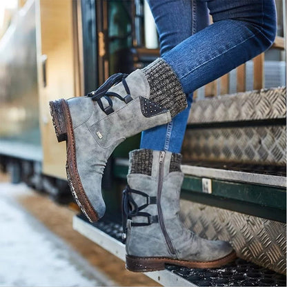 Maite | Stijlvolle Trendy Halfhoge Winterlaarzen