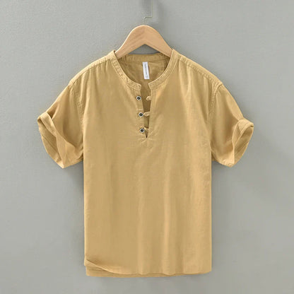 Fane | Casual Henley Overhemd