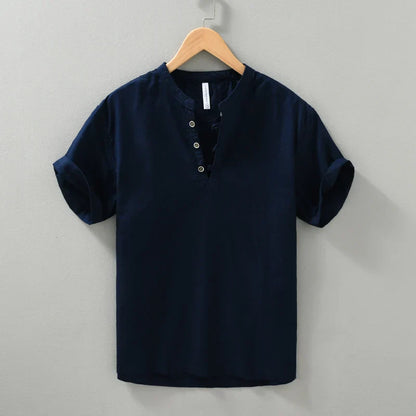 Fane | Casual Henley Overhemd