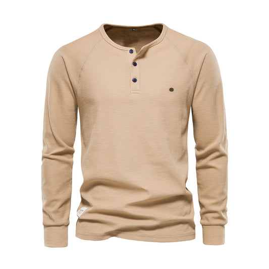 Macarius | Comfortabele Henley Overhemd