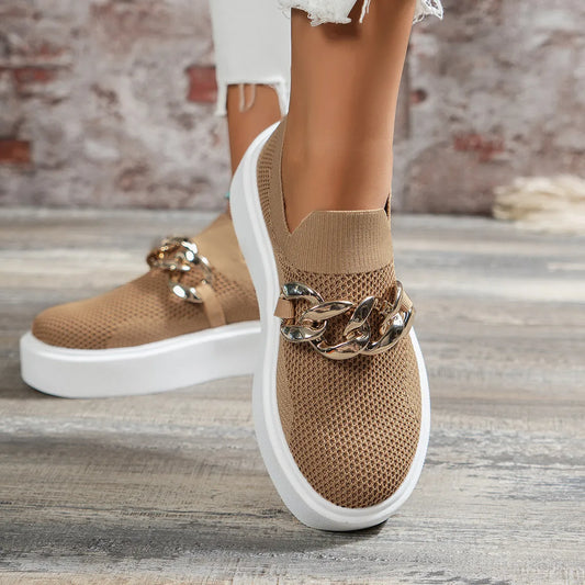 Ansley | Modieuze Platte Sneakers