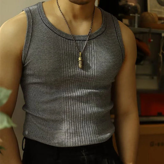 Merric | Casual Geribde Tanktop