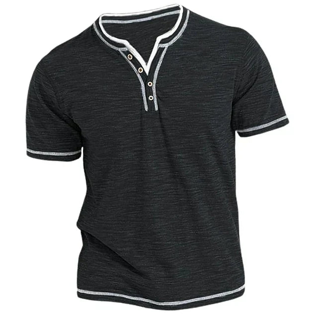Fabianus | Casual Henley Shirt
