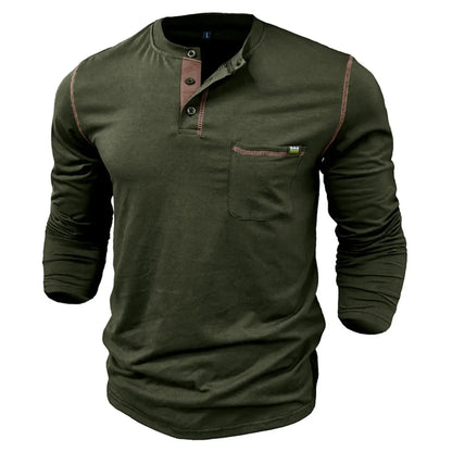 Justino | Stijlvolle Lange Mouwen Henley