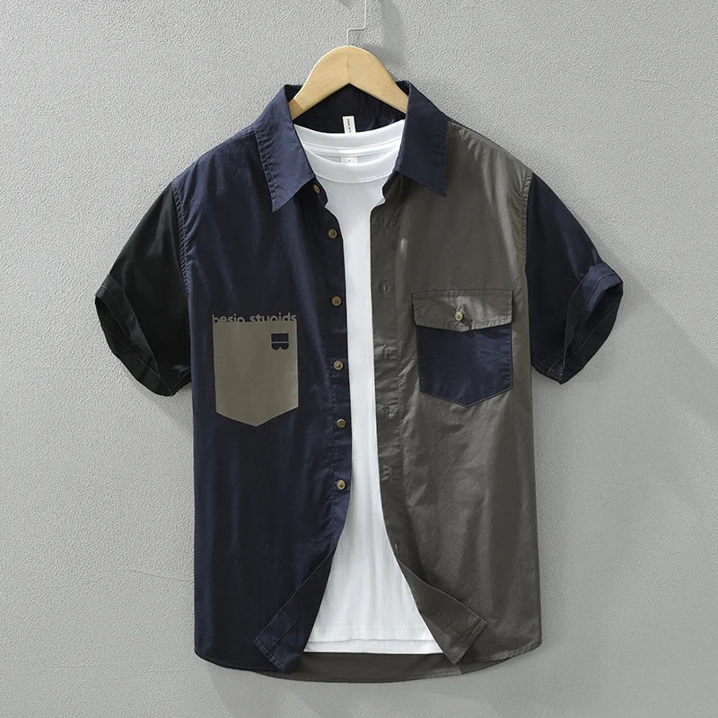 Varon | Casual Patchwork Overhemd