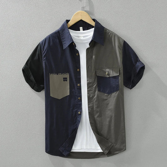 Varon | Casual Patchwork Overhemd