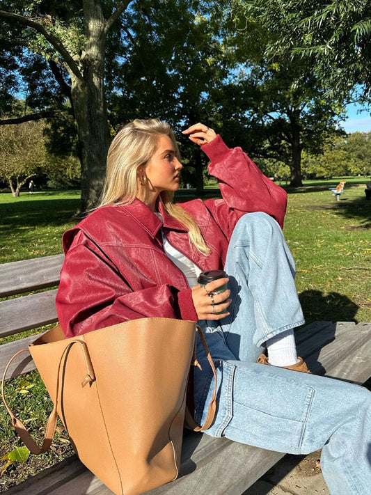 Emilyn | Trendy Oversized Bomberjack