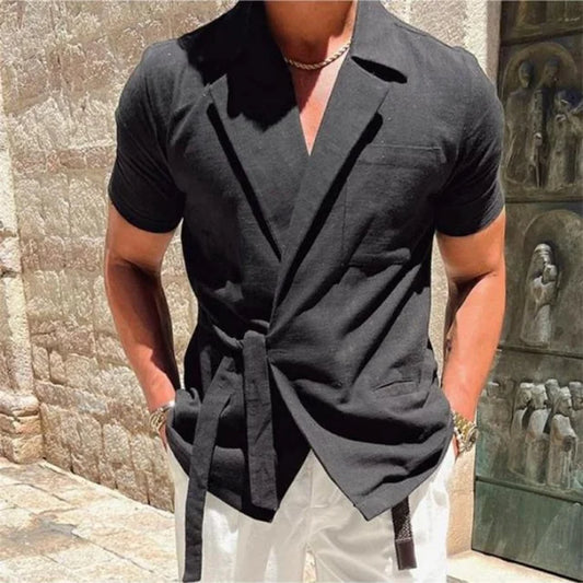 Gaetan | Casual Taille Band Overhemd
