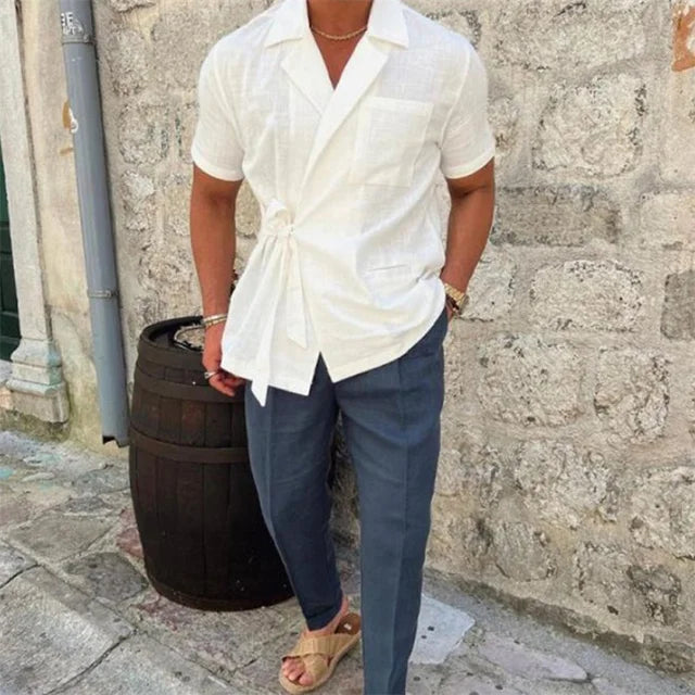 Gaetan | Casual Taille Band Overhemd
