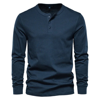 Darius | Klassiek Henley Shirt