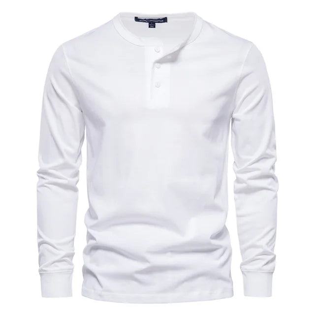 Darius | Klassiek Henley Shirt