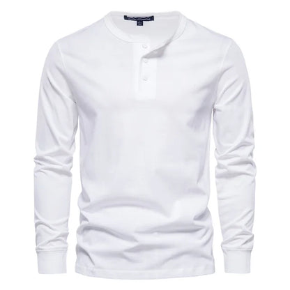 Darius | Klassiek Henley Shirt
