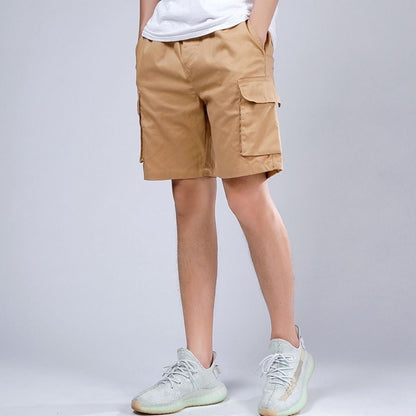 Heren Cargo Shorts – Losse Pasvorm – Katoen – Kniehoogte – Praktisch Design