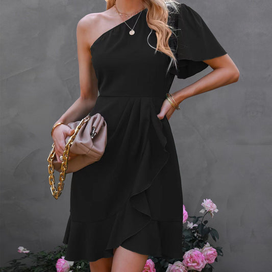 Lavina | Chique Off-Shoulder Cocktailjurk