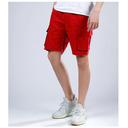 Heren Cargo Shorts – Losse Pasvorm – Katoen – Kniehoogte – Praktisch Design