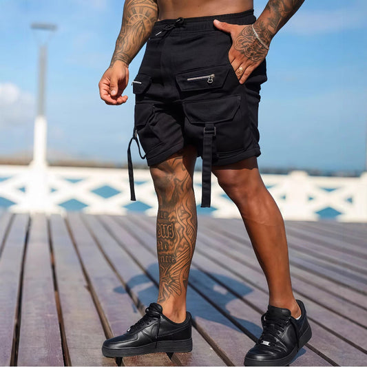 Heren Utility Shorts – Regular Fit – Ademend Materiaal – Meerdere Zakken