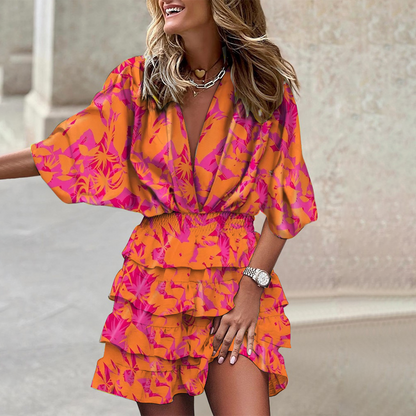 Maaike - Moderne  Mini Jurk