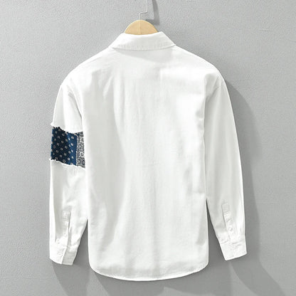 Fendral | Trendy Patchwork Overhemd