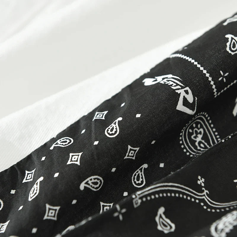 Roanric | Trendy Patchwork Overhemd