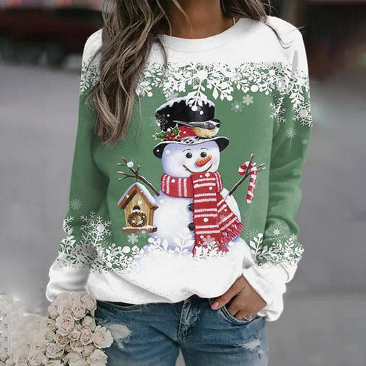Lexxi | Dames Sneeuwman Kerst Trui