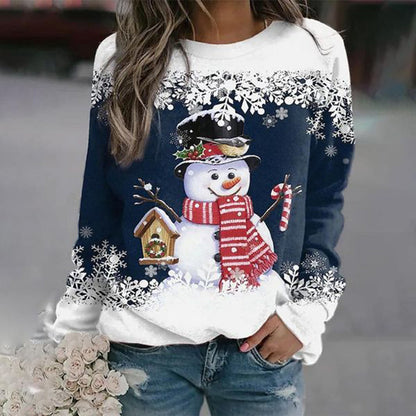 Lexxi | Dames Sneeuwman Kerst Trui