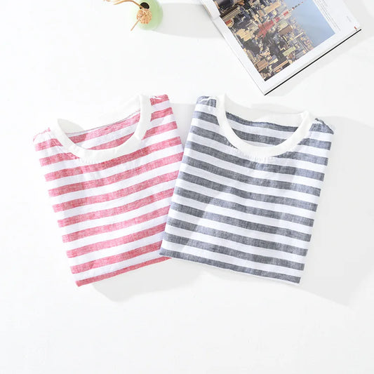 Heston | Gestreept Casual T-Shirt