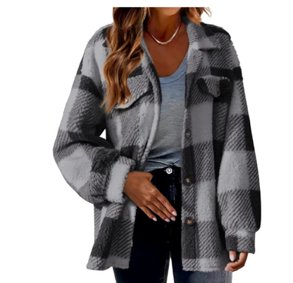 Elizabeth | Geruite Winterjas Dames