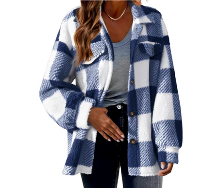 Elizabeth | Geruite Winterjas Dames