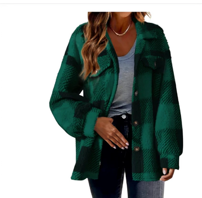 Elizabeth | Geruite Winterjas Dames