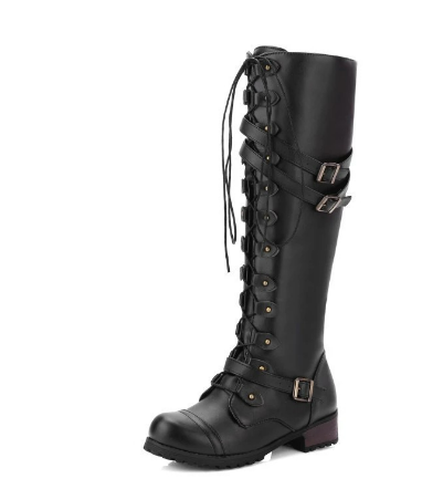 Janaina | Trendy Kniehoge Laarzen