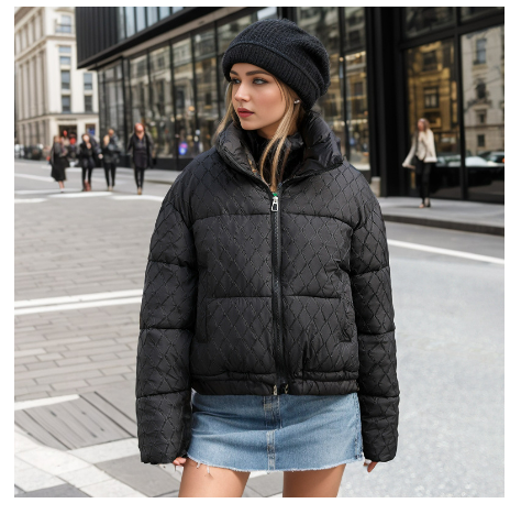Godelieve | Stijlvolle Puffer Jas Gewatteerd