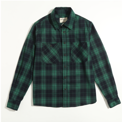 Mateo | Casual Geruit Flanellen Shirt